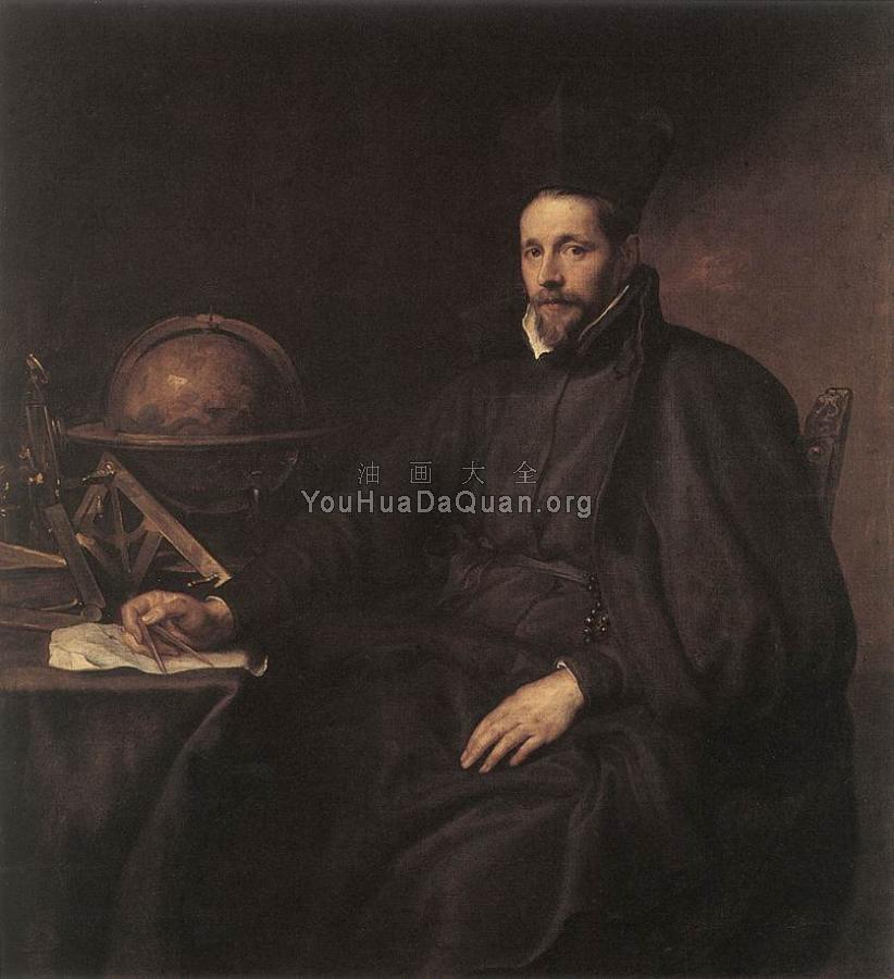 Portrait of Father Jean-Charles della Faille - 安东尼·凡·戴克